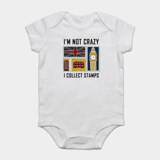 Stamp collecting Baby Bodysuit